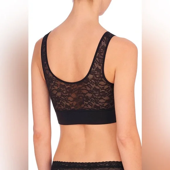 Natori Sz XL Bliss Femme Lace Bralette in Black - Picture 8 of 15